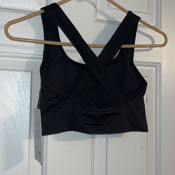 NWT Athleta Aurora Scoop Bra DD, Black, Size XS - Picture 4 of 6